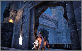 Na zewnątrz znajdziesz szczelinę, po której zacznij wspinać się po murze - Wieża Arymana | Miasto Światła | Prince of Persia - Prince of Persia - poradnik do gry