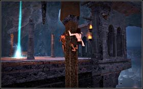 Przechodź w prawo, aż dotrzesz do samotnej kolumny - Wieża Arymana | Miasto Światła | Prince of Persia - Prince of Persia - poradnik do gry