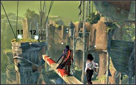 Wejdź na pionową ścianę i przeskocz ponownie na platformy - Place Budowy - Ziarna Światła | Dolina | Prince of Persia - Prince of Persia - poradnik do gry