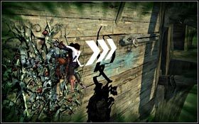 Za kołem zacznij wspinaczkę, po czym skieruj się w prawo - Maszyny | Dolina | Prince of Persia - Prince of Persia - poradnik do gry