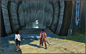 Zbierz Ziarna Światła znajdujące się w miejscu walki i wskocz w drewniany tunel - Podniebne Schody - Ziarna Światła | Dolina | Prince of Persia - Prince of Persia - poradnik do gry