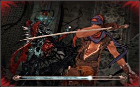 Staraj się przez cały czas trzymać środka areny, gdyż po bokach otacza ją szlam - Obserwatorium | Dolina | Prince of Persia - Prince of Persia - poradnik do gry