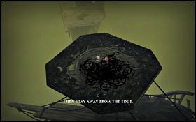 Potem wskocz na czerwoną Płytę Mocy, a zostaniesz przeniesiony do miejsca finałowej potyczki - Obserwatorium | Dolina | Prince of Persia - Prince of Persia - poradnik do gry