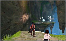 34-36 znajdują się po drodze do Iglicy Marzeń, zaś kolejne, w korytarzu do Pieczary - Ogrody Królewskie - Ziarna Światła | Pałac Królewski | Prince of Persia - Prince of Persia - poradnik do gry