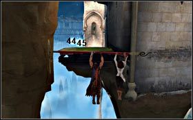 44 i 45 za 36, po drugiej stronie budynku - Ogrody Królewskie - Ziarna Światła | Pałac Królewski | Prince of Persia - Prince of Persia - poradnik do gry