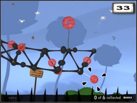 Kolejny przystanek to jeden segment i przyłączenie różowego goo tym razem od dołu (33 ) - Fistys Bog | Rozdział 1 | World of Goo - World of Goo - poradnik do gry