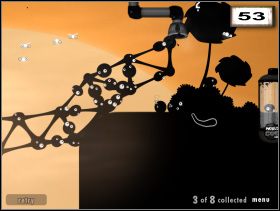 Znana Ci już konstrukcja mostu tym razem musi zostać wsparta solidniejszym podnóżkiem - Ode to the Bridge Builder | Rozdział 1 | World of Goo - World of Goo - poradnik do gry