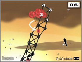 Po przeprowadzeniu wieży na dalszą wyspę, znowu wykonamy te same manewry - Infesty the Worm | Epilog | World of Goo - World of Goo - poradnik do gry