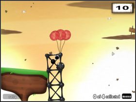 Teraz chodzi o to, aby wieża spadła w przepaść - Infesty the Worm | Epilog | World of Goo - World of Goo - poradnik do gry