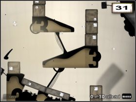 Zerkając na obrazki 31 i 32 , dowiesz się ile kwadratów powinieneś ułożyć w konkretnych punktach - Alice and Bob and the Third Party | Rozdział 4 | World of Goo - World of Goo - poradnik do gry