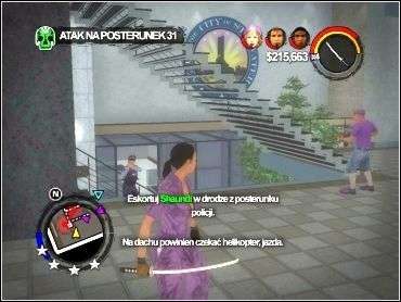 AKTUALNY CEL: Zabierz sprzęt do kryjówki - SYNOWIE SAMEDI - Atak na posterunek 31 | Opis przejścia Saints Row 2 - Saints Row 2 - poradnik do gry