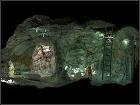 Po tej akcji Olaf przechodzi do pierwszej groty i przygląda się wspomnianej przez Dymka skórze (na stropie; parę kroków za przejściem łączącym obie groty) - Zastawić pułapkę na potwora | Jaskinia | Zaginiona historia Tale of Hero - Zaginiona historia: Tale of Hero - poradnik do gry