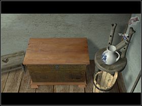 Obudziwszy się w środku dnia, ze zdziwieniem konstatuje, że drzwi wejściowe są otwarte - Znaleźć klucz do spiżarni; Odzyskać maskę | Wioska - Zaginiona historia: Tale of Hero - poradnik do gry