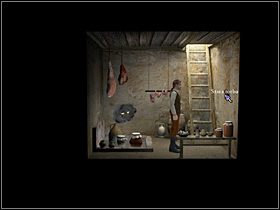 Mężczyzna niezwłocznie wkłada go w zamek kłódki i schodzi do piwniczki - Znaleźć klucz do spiżarni c.d.; Skomponować perfumy; Dostać się na bagna | Wioska - Zaginiona historia: Tale of Hero - poradnik do gry