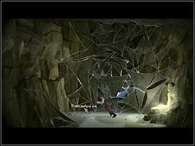 Teraz na podwodnych rozstajach Olaf decyduje się płynąć w prawo (do masywu górskiego) i dociera do skały porośniętej podwodnymi pnączami - Zdobyć źródło światła | Głębiny oceanu | Zaginiona historia Tale of Hero - Zaginiona historia: Tale of Hero - poradnik do gry