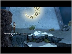 Dotarłszy pod wieżę, mężczyzna kieruje się do drzwi - niestety, pukanie nie przynosi rezultatu - Porozmawiać z Apidulasem | Głębiny oceanu | Zaginiona historia Tale of Hero - Zaginiona historia: Tale of Hero - poradnik do gry