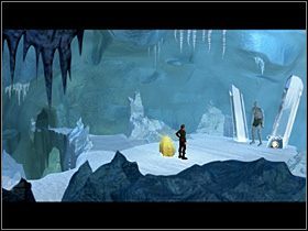 Oczywiście maszeruje do schodów, po których wspina się do Krugella - Pokonać Krugella; Uratować księżniczkę | Lodowa Kraina - Zaginiona historia: Tale of Hero - poradnik do gry