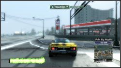 Stacja benzynowa #2 - Palm Bay Heights | Stacje obsługi i parkingi w Burnout Paradise - Burnout Paradise: The Ultimate Box - poradnik do gry