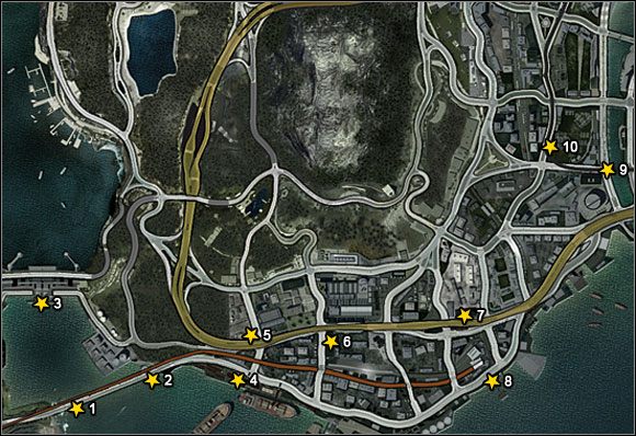 1 - Harbor Town | Skoki w Burnout Paradise - Burnout Paradise: The Ultimate Box - poradnik do gry