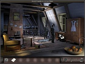 Nicole wchodzi do kamienicy po lewej (wejście przy stojących na ulicy samochodach) - Mieszkanie Jacka Dupree #1 | Francja, Paryż | Art of Murder Klątwa Lalkarza - Art of Murder: Klątwa Lalkarza - poradnik do gry