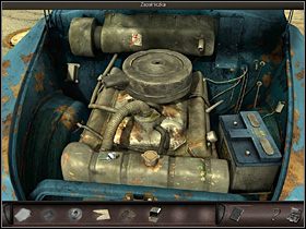 Tak więc agentka Bonnet ponownie biegnie na skrzyżowanie, skąd maszeruje cały czas w prawo, aż dociera do stojącego na rogu przy archiwum porzuconego niebieskiego auta - Samochód; bar; archiwum | Kuba, Hawana | Art of Murder Klątwa Lalkarza - Art of Murder: Klątwa Lalkarza - poradnik do gry