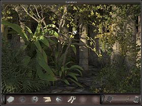 Pożyczone autko dowozi naszą bohaterkę pod samą bramę posiadłości - Hacjenda rodziny de Bougainville | Kuba, Posiadłość Montoute - Art of Murder: Klątwa Lalkarza - poradnik do gry