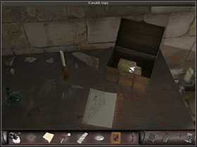 Okazuje się wówczas, że za owymi drzwiczkami znajduje się korytarzyk prowadzący do tajemnej celi - Posiadłość Louisa Carnota | Francja, Marsylia | Art of Murder Klątwa Lalkarza - Art of Murder: Klątwa Lalkarza - poradnik do gry