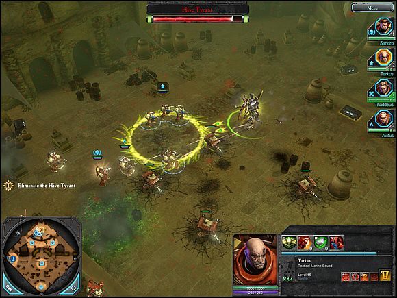 Ostrzeżenie przed zbliżającym się atakiem obszarowym. - Zabójstwa | Kampania Warhammer 40,000 Dawn of War II - Warhammer 40,000: Dawn of War II - poradnik do gry