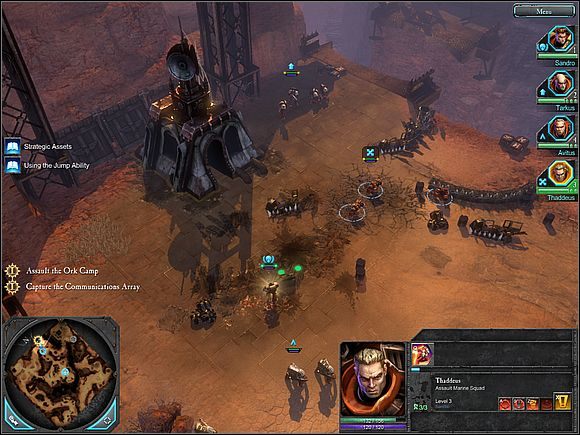 Po wybiciu Orków możliwe stanie się przejęcie radiolatarni komunikacyjnej. - 3. The True Enemy | Główny wątek Warhammer 40,000 Dawn of War II - Warhammer 40,000: Dawn of War II - poradnik do gry