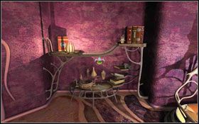 Podejdź do urządzenia po lewej i umieść Doniczkę z roślinami u spodu, Fiolkę płynu w pustym slocie po prawej na górze oraz Ziarno Życia w łupinie na górze #1 - Rozdział III - Na-Tiexu (Astrologiczny Świat), cz. 2 | Opis przejścia - Aura: Fate of the Ages - poradnik do gry