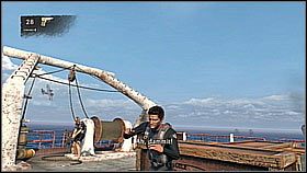 Kolejnych dwóch delikwentów nadbiegło tym razem z prawej strony dziobu - Rozdział 1 Ambushed | Przygoda | Solucja Uncharted Drakes Fortune - Uncharted: Drakes Fortune - poradnik do gry