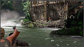Czekała nas teraz przeprawa skuterem w górę rzeki - prawdziwe wyzwanie - Rozdział 12 Heading Upriver | Przygoda | Solucja Uncharted Drakes Fortune - Uncharted: Drakes Fortune - poradnik do gry