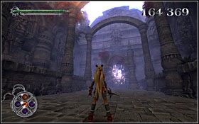 Na arenie znajdują się dwa kryształy zielone i jeden czerwony, a ponadto natkniesz się na jeden fragment artefaktu - [ETAP] Droga Do Świątyni | X-Blades - X-Blades - poradnik do gry