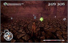 Pierwszy fragment artefaktu znajduje się obok zielonego kryształu - [ETAP] Arena Śmierci (wieczór) | X-Blades - X-Blades - poradnik do gry