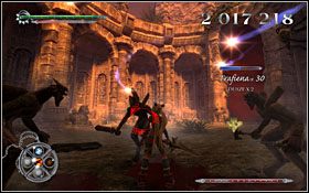 Aby ukończyć etap skieruj się na prawo od miejsca, w którym rozpoczniesz grę (oczywiście wcześniej eliminując zagrożenie) - [ETAP] Ruiny II (wieczór) | X-Blades - X-Blades - poradnik do gry