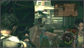 Gdy się go pozbędziemy, przeszukujemy otwartą przez niego lokację - Public Assembly (1-2) | Opis przejścia Resident Evil 5 - Resident Evil 5 - poradnik do gry