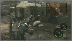 Poruszamy się zgodnie z mapą, przechodzimy przez drzwi i wchodzimy do rafinerii - Execution Ground (3-2) (1) | Opis przejścia Resident Evil 5 - Resident Evil 5 - poradnik do gry