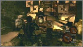 Wracamy do miejsca, zaznaczonego na mapie i otwieramy sobie dalszą drogę - Worship Area (4-2) | Opis przejścia Resident Evil 5 - Resident Evil 5 - poradnik do gry