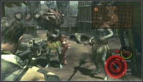 Naszym następnym celem jest lokacja, znajdująca się na godzinie 11 - Marchlands (3-1) | Opis przejścia Resident Evil 5 - Resident Evil 5 - poradnik do gry
