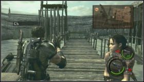 Wchodzimy na kładkę i biegniemy na górę - Marchlands (3-1) | Opis przejścia Resident Evil 5 - Resident Evil 5 - poradnik do gry