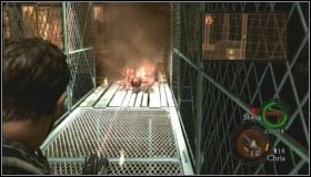 Gdy ostatnia bestia padnie, biegniemy na drugą stronę i przepychamy kontener - Uroboros Research Facility (5-3) (2) | Opis przejścia Resident Evil 5 - Resident Evil 5 - poradnik do gry