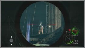 Wchodzimy po drabinie i schodzimy po drugiej stronie - Ship Deck (6-1) | Opis przejścia Resident Evil 5 - Resident Evil 5 - poradnik do gry