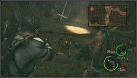 Biegnąc dalej nie zwracamy uwagi na drabinę, i wchodzimy we wnękę, umieszczoną za nią - Caves (4-1) (1) | Opis przejścia Resident Evil 5 - Resident Evil 5 - poradnik do gry
