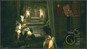 Idziemy w lewo i oglądamy krótką cut-scenkę - Caves (4-1) (1) | Opis przejścia Resident Evil 5 - Resident Evil 5 - poradnik do gry