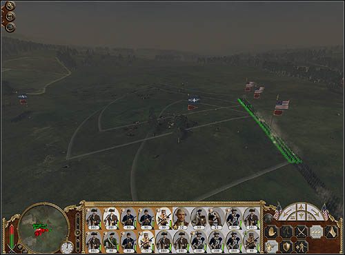 Różne jednostki mają różny zasięg. - Piechota (cz.1) | Bitwy lądowe w Empire Total War - Empire: Total War - poradnik do gry