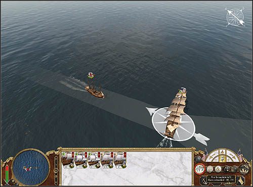 Walnięcie salwą potrafi poważnie uszkodzić statek przeciwnika - Salwa burtowa | Bitwy morskie w Empire Total War - Empire: Total War - poradnik do gry