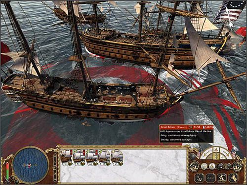 Niszczenie burty i armat często bywa zajęciem bardzo czasochłonnym - Co atakować? | Bitwy morskie w Empire Total War - Empire: Total War - poradnik do gry