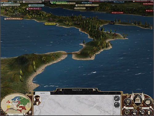 Statkami można napadać również na miejsca przepraw. - Floty | Mapa kampanii w Empire Total War - Empire: Total War - poradnik do gry