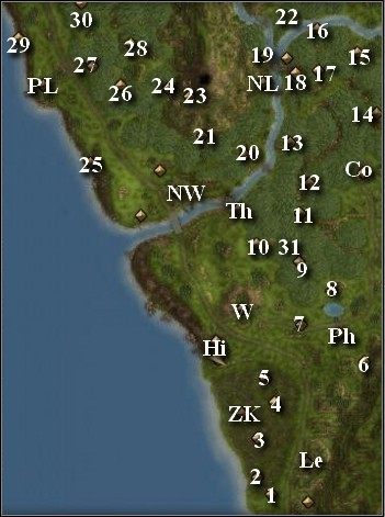 Le - Leilon - Mapa | Wybrzeże Mieczy w Neverwinter Nights 2 Gniew Zehira - Neverwinter Nights 2: Gniew Zehira - poradnik do gry