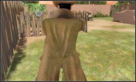 Następną osłoną jest grobowiec #1 , później zrób kilka kroków w lewo i załatw bandytę ukrywającego się za płotem #2 - Opis przejścia cz.6 - Fenimore Fillmore: Zemsta - poradnik do gry